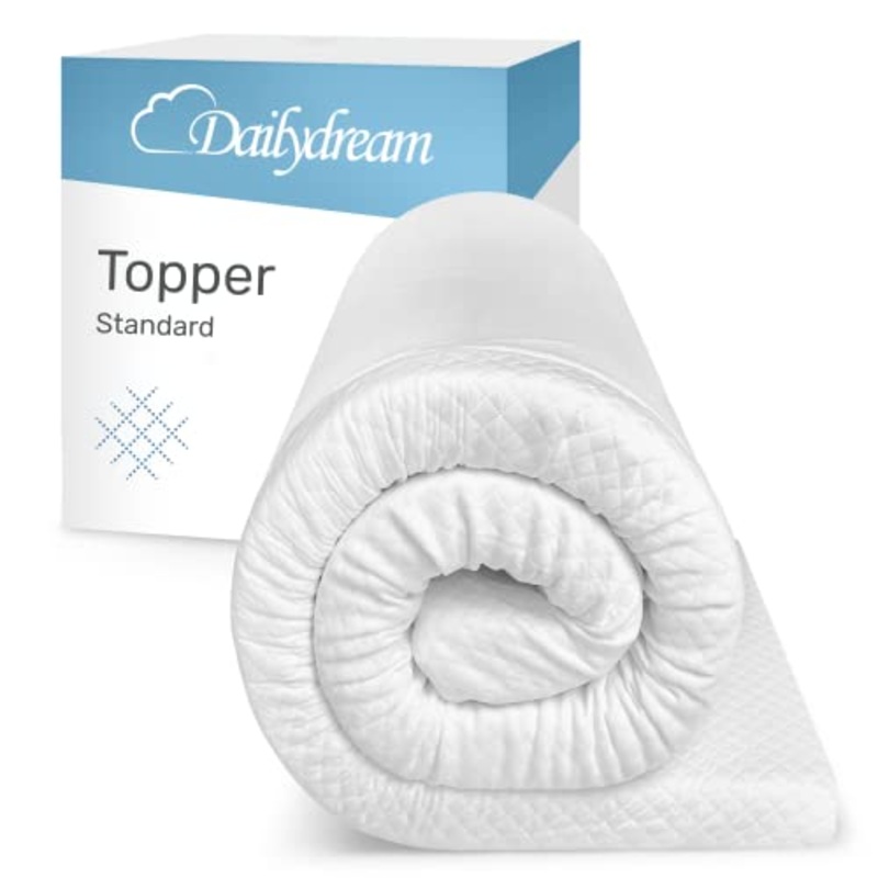 Dailydream coprimaterasso in viscoelastico Model M con Effetto Memory Foam, 140x200x5cm, Edition Standard