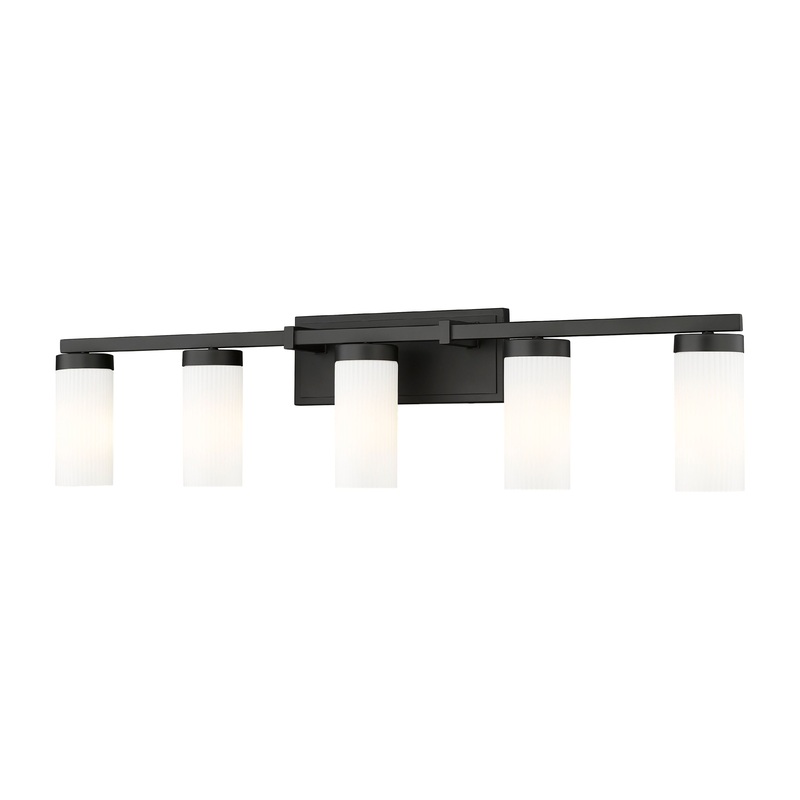 Danica 5-Light Vanity Matte Black