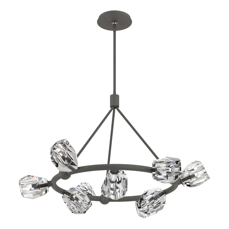 Gatsby 9-Light Ring Pendant Natural Iron