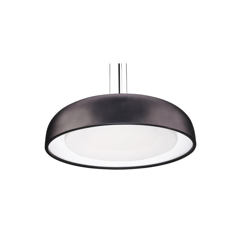 LED Pendant from the Beacon Collection in Black Finish by Kuzco Lighting