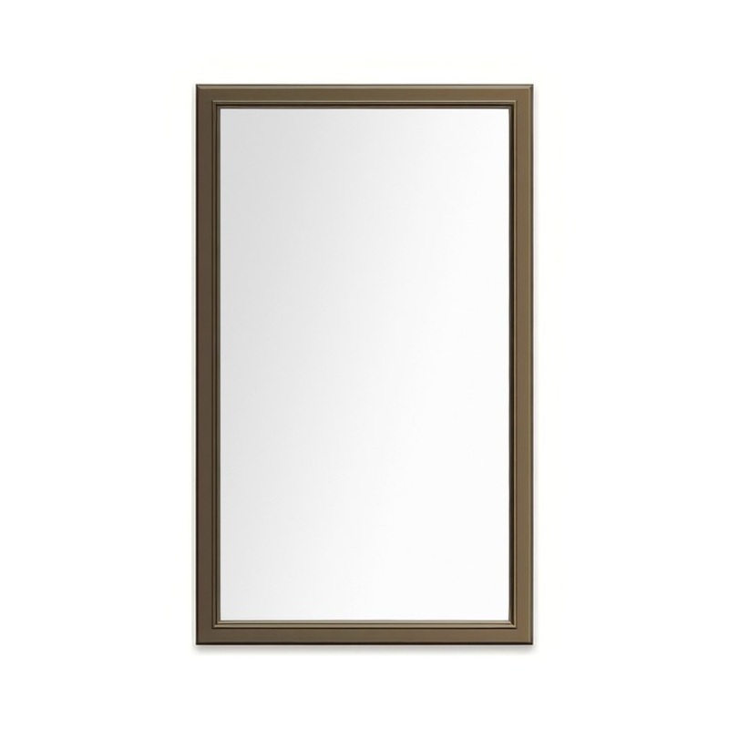 Medicine Cabinet Main Line 24 x 40 Inch 1 Doors Framed Mirror Brushed Bronze Flat Top Bryn Mawr Frame Slow Close Hinges Sliding Magnification Mirror Magnetic Strip Interior Lighting USB Charging ports Electrical Outlets Phone Holder 4 Inch