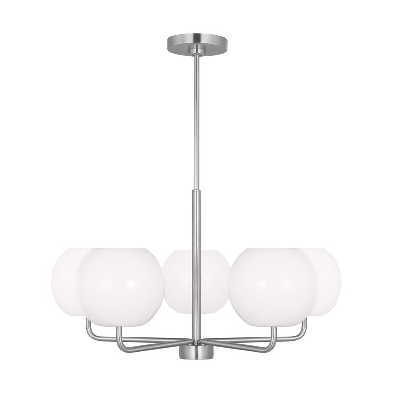 Rory Medium Chandelier Brushed Steel None