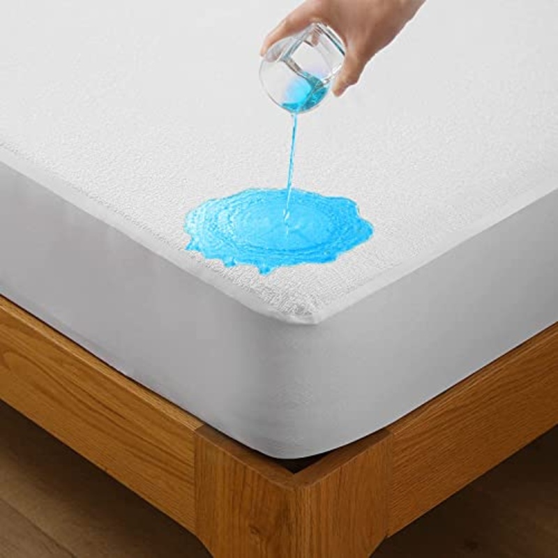 Bedecor Set 2 Coprimaterasso Impermeabile Singolo, Cotone Top Proteggi Materasso 90×200, Traspirante Copri Materasso Impermeabile Letto Singolo, Angoli Super Elastici Fino a 30 cm