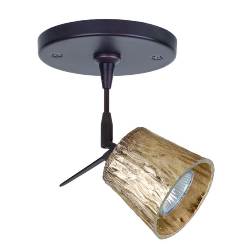 Besa 1SP-5145GF-BR Nico One Light Spotlight Bronze (Discontinued)