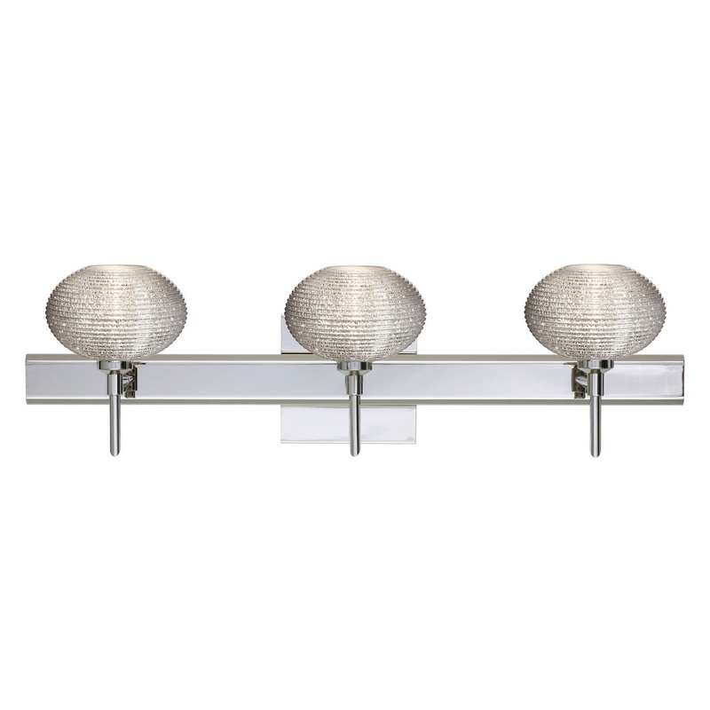 Besa 3SW-5612GL-CR-SQ Lasso Three Light Wall Sconce Chrome (Discontinued)