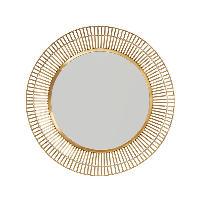 Capital Lighting 734006MM Mirror Metal Frame Mirror Matte Gold