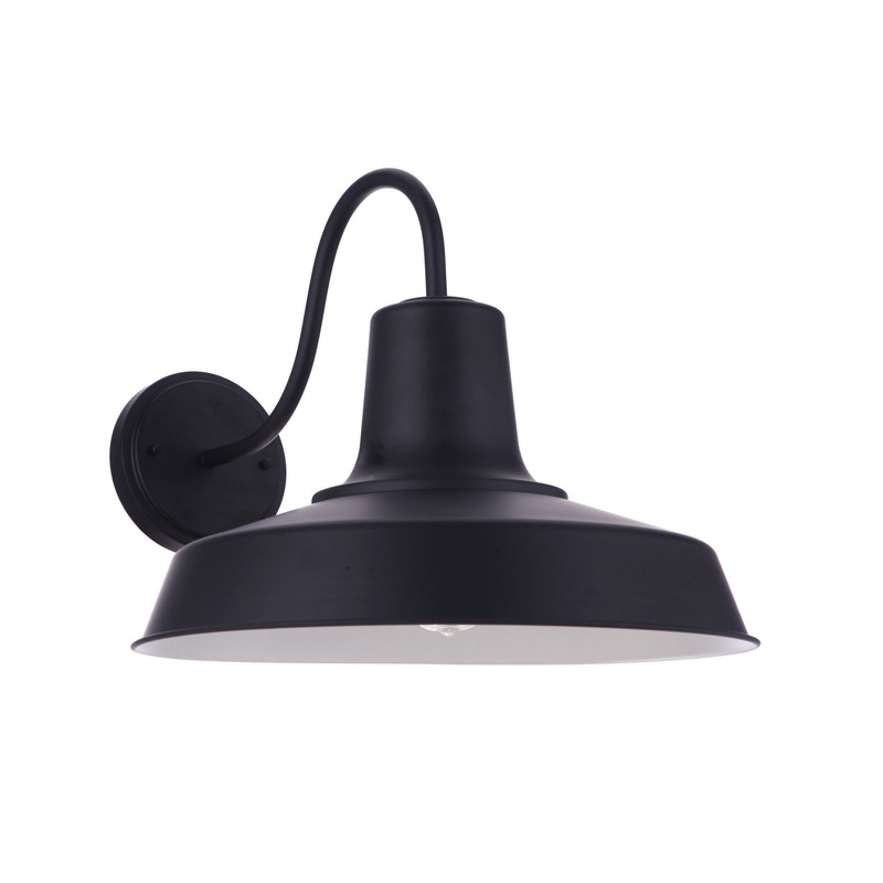 Craftmade ZA5714-MN Briscoe One Light Outdoor Wall Mount Midnight