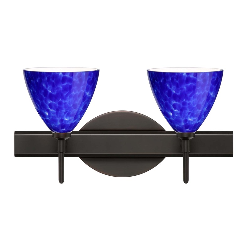 Besa 2SW-177986-BR Mia Two Light Wall Sconce Bronze