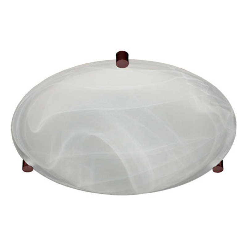 Besa 968252-BR Trio One Light Ceiling Mount Bronze