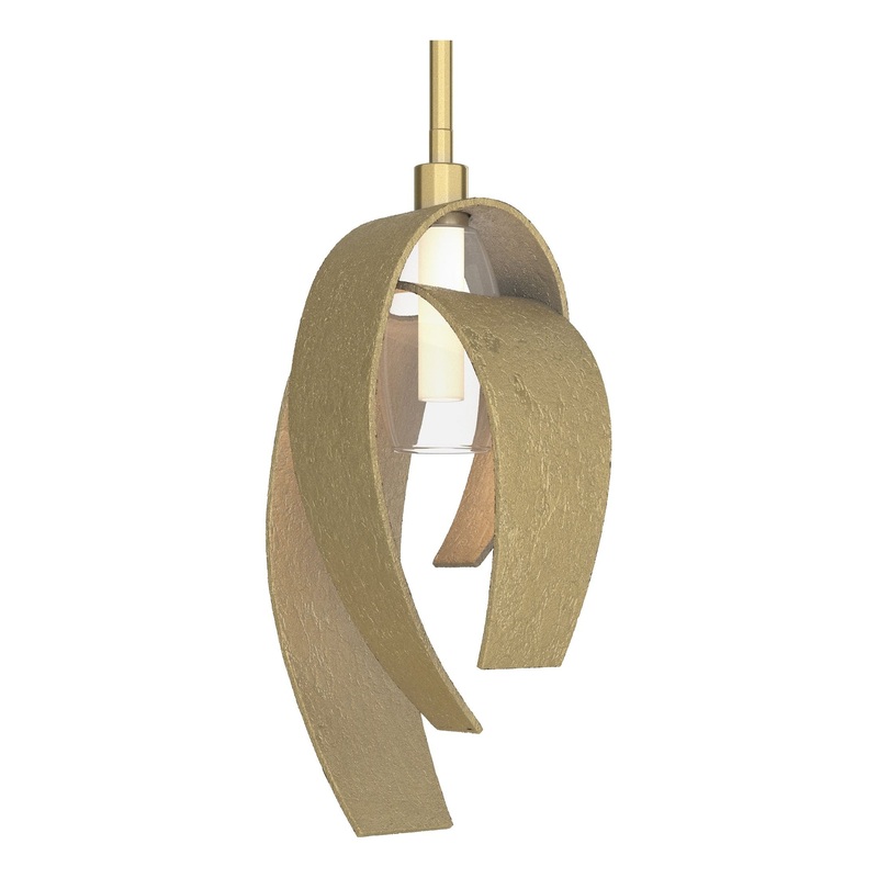 Corona Large Mini Pendant Modern Brass