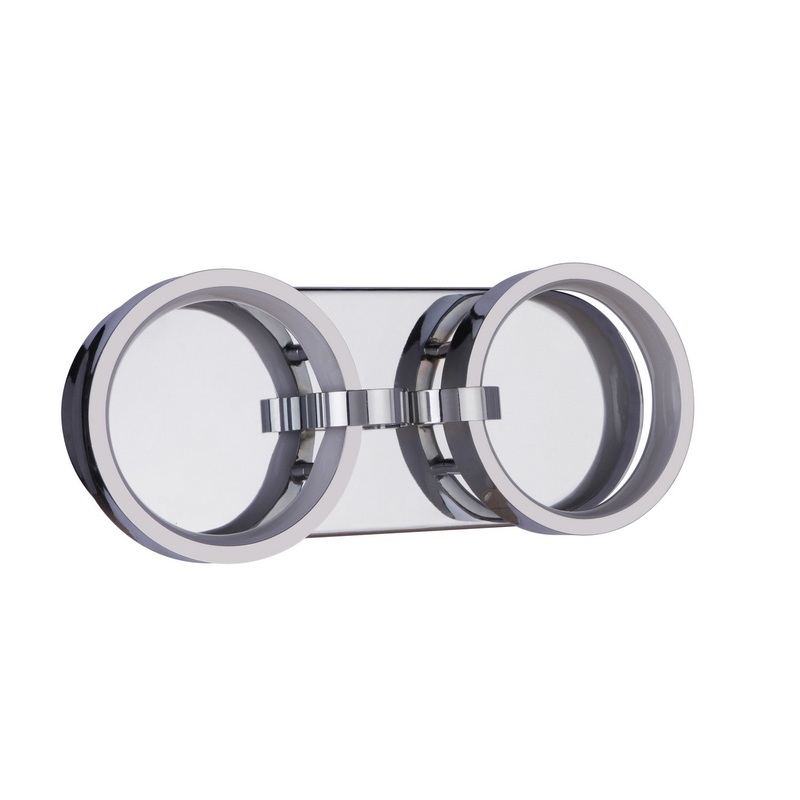 Craftmade 59302-CH-LED Context LED Vanity Chrome