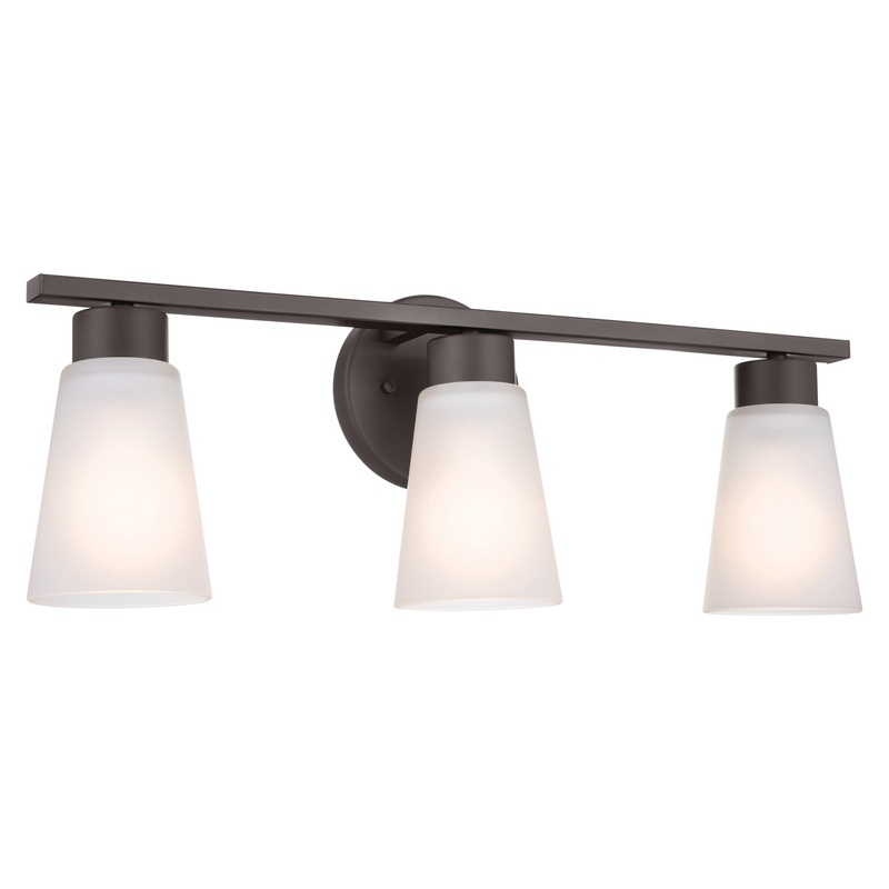 Kichler 55121OZ Three Light Bath, Olde Bronze