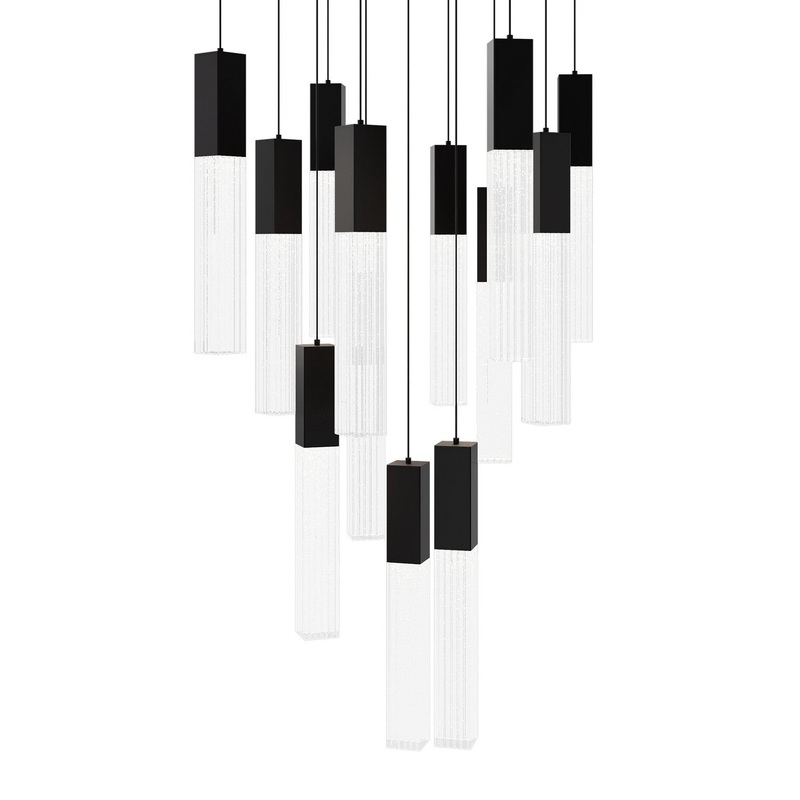 LED Pendant from the Cinema Collection in Black Finish by Modern Forms