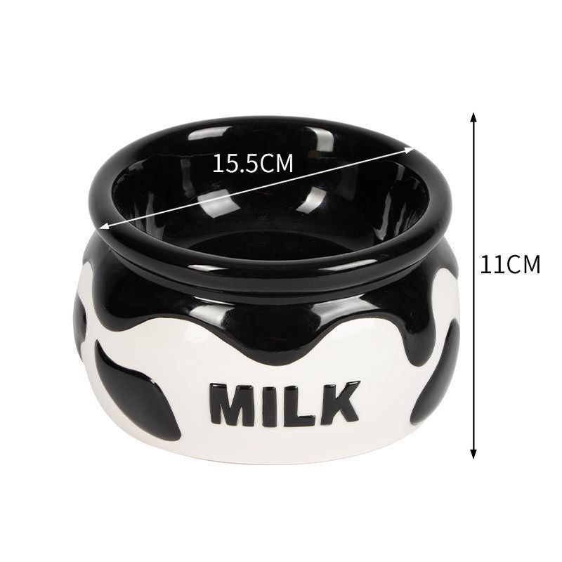 Premium Elevated Pet Bowl with Ergonomic 15 Tilt & Large Capacity(Milk bowl)