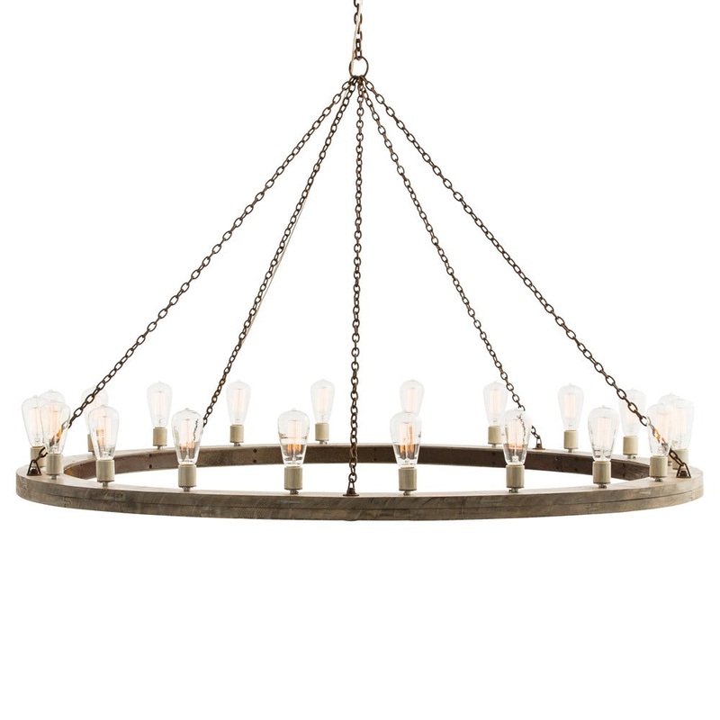 Arteriors 84175 Geoffrey 20 Light Chandelier Gray