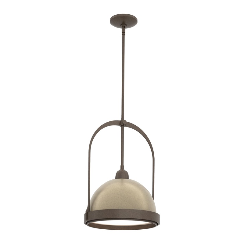 Atlas Small Pendant Bronze Soft Gold