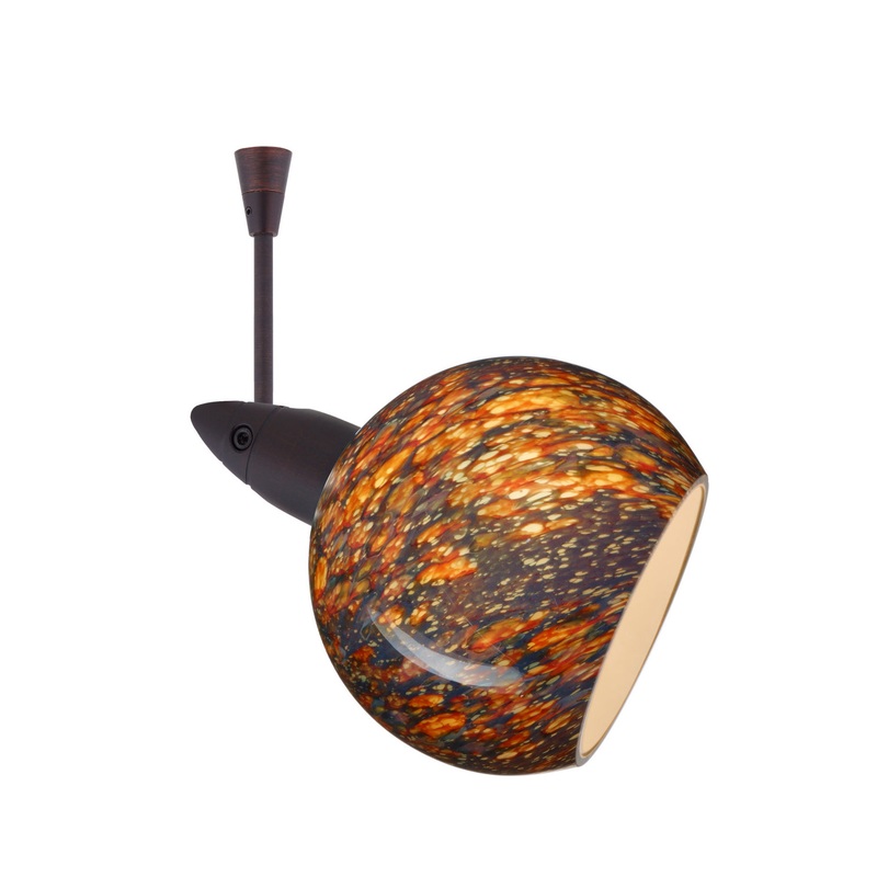 Besa SP-1559CE-BR Palla One Light Spotlight Bronze