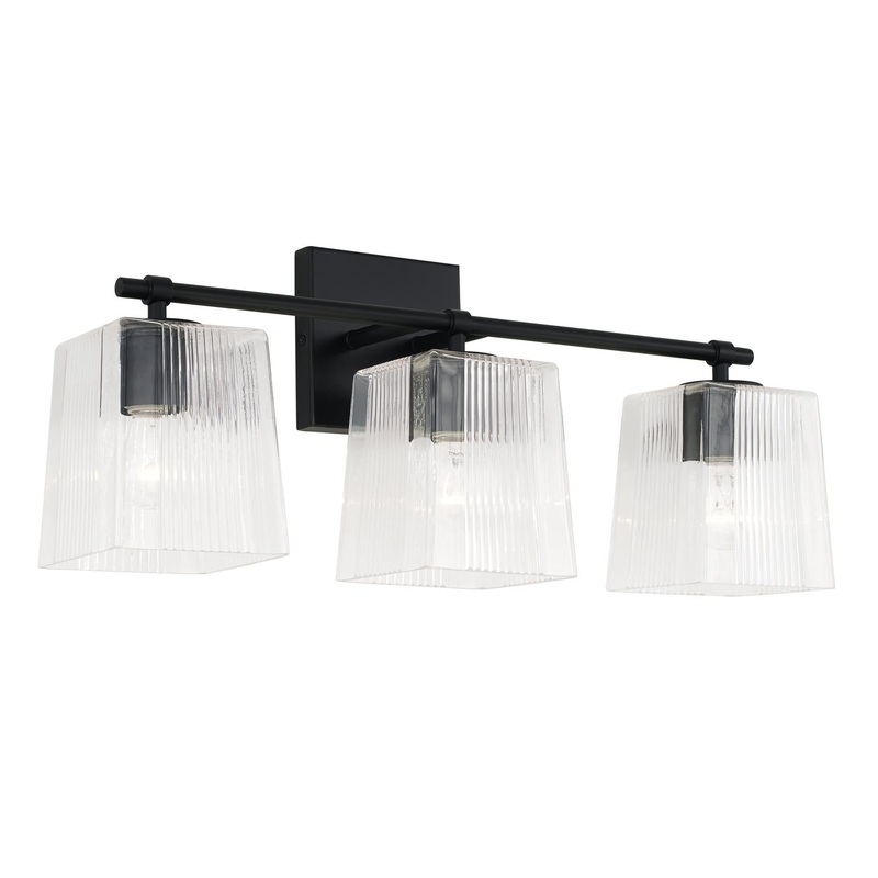 Capital Lighting 141731MB-508 Lexi 3 Light Vanity Matte Black