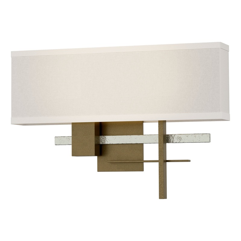 Cosmo Sconce Soft Gold Sterling Flax Shade (SE)