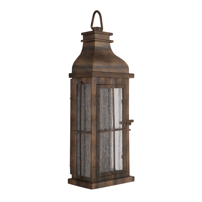 Craftmade ZA1802-WC-LED Vincent One Light Pocket Lantern Weathered Copper (Discontinued)