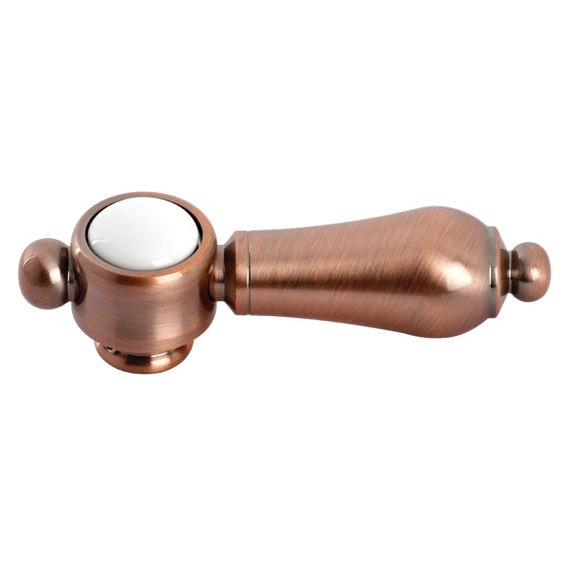 KSDH761BALAC Brass Lever Diverter Handle, Antique Copper
