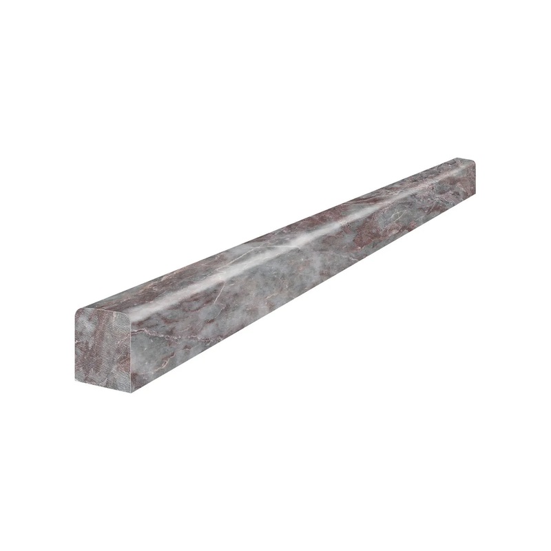 1/2″ x 12″ Sereno Burgundy Honed Marble Deco-Bar – Mini 1/2″ X 12″ x