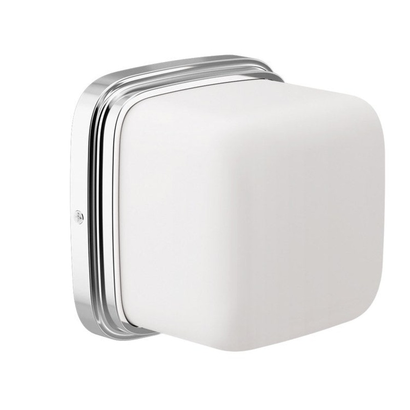 Bath Light Iver 1 Lamp Chrome Globe Candelabra Base Type G 60 Watt