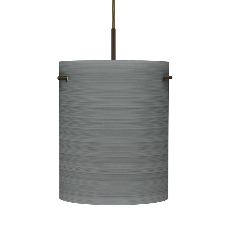 Besa J-4006TN-LED-BR Besa Tamburo 8 Pendant LED Pendant Bronze