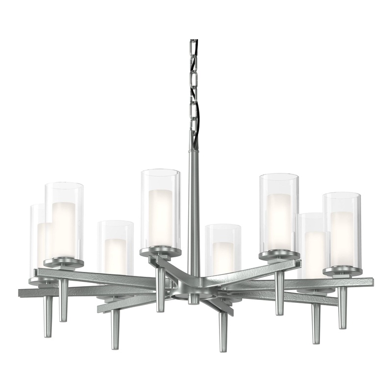 Constellation 8-Arm Chandelier Vintage Platinum