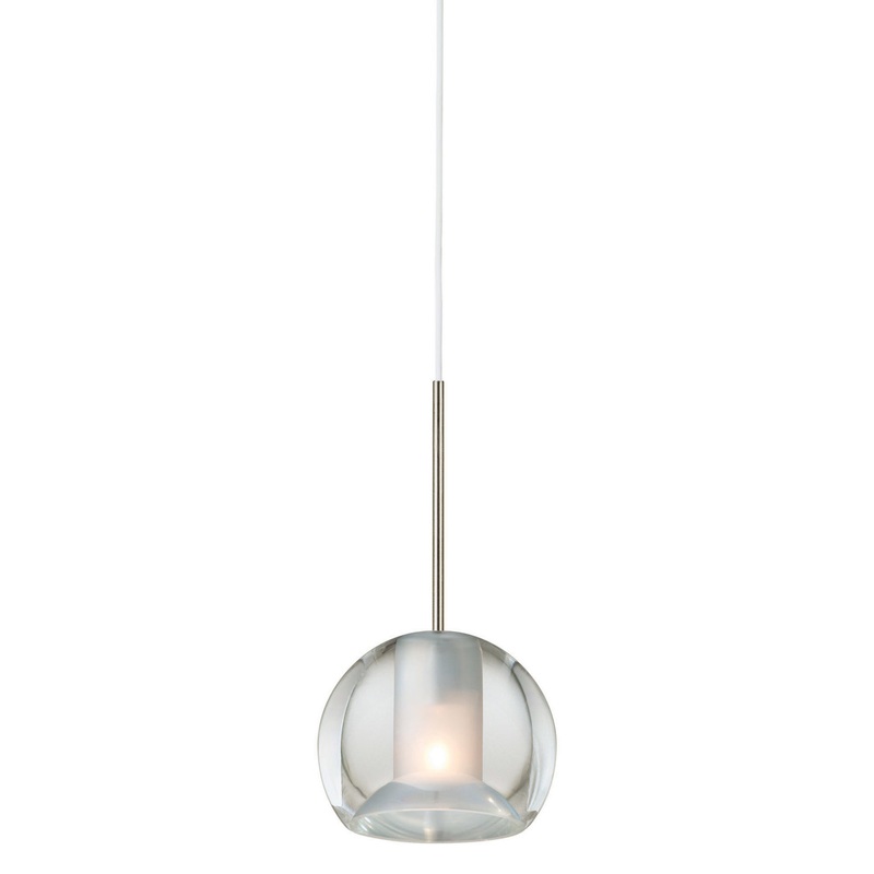 LED Pendant from the Gracie Collection in Satin Nickel Finish by Stone Lighting