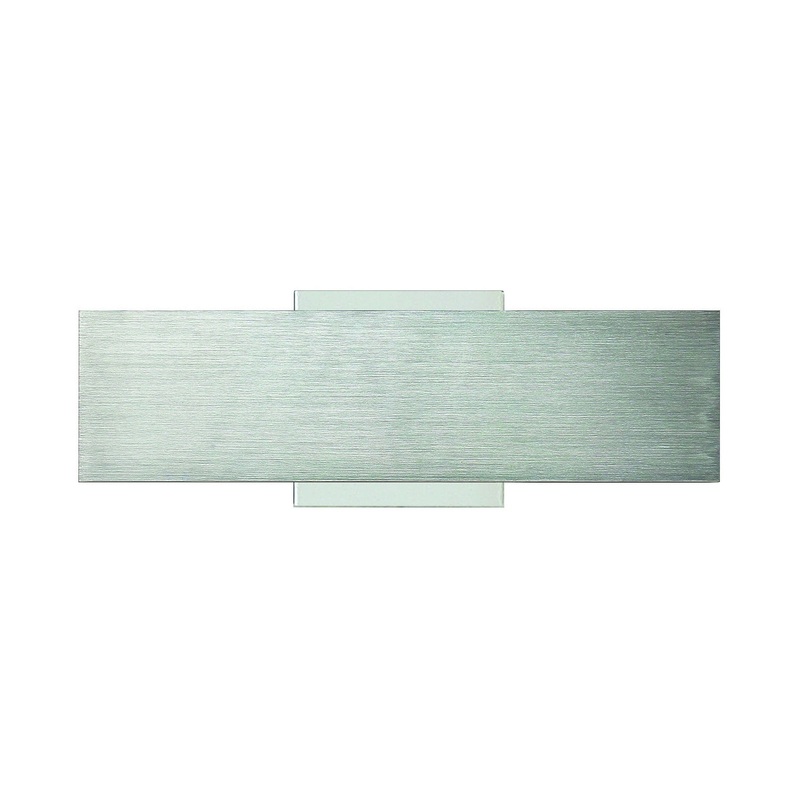 LED Wall Sconce from the Expo Collection in Aluminum Finish by Eurofase