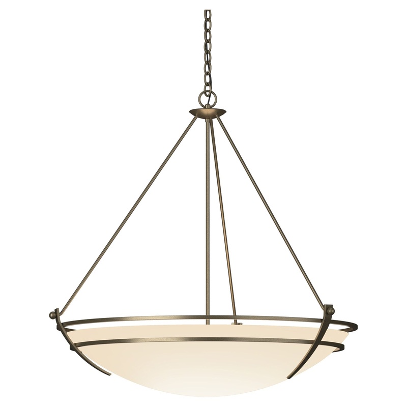 Presidio Tryne Large Scale Pendant Soft Gold Opal Glass (GG)