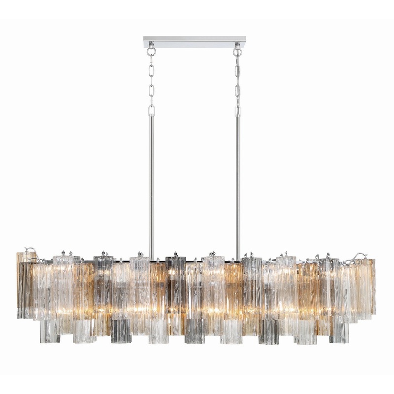 14 Light Chandelier from the Addis Collection in Polished Chrome Finish by Crystorama