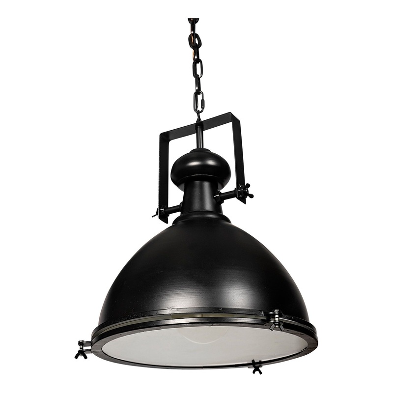 Bashaw Pendant Black Metal