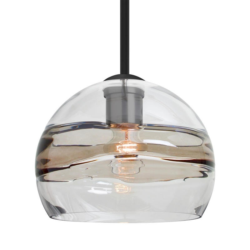 Besa 1TT-SPIR8SC-BK Besa Spirit 8 Stem Pendant One Light Pendant Black
