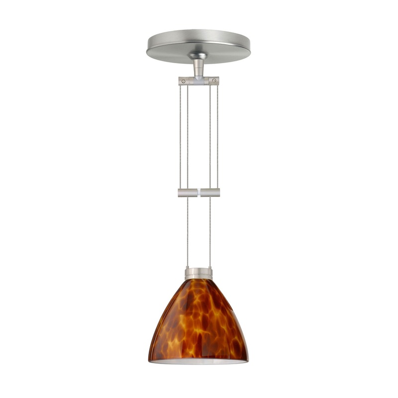 Besa 1XA-177918-SN Mia One Light Pendant Satin Nickel