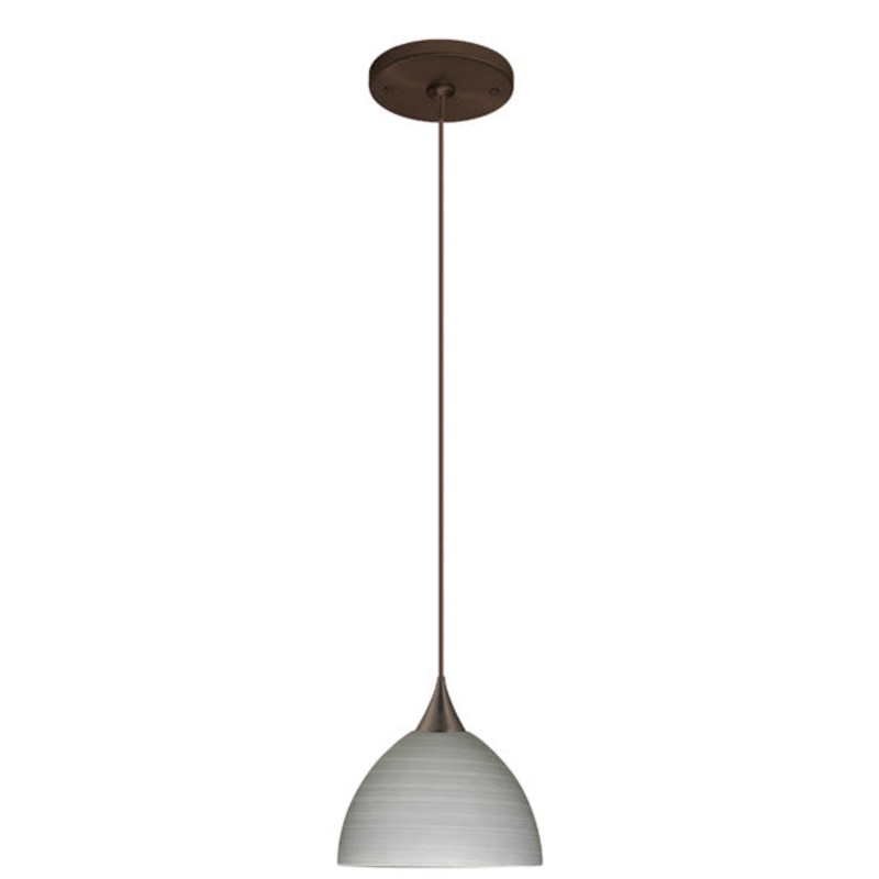 Besa 1XP-4679TN-BR Brella One Light Pendant Bronze (Discontinued)