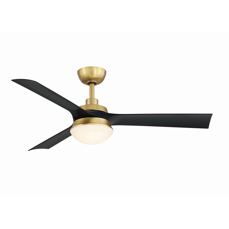 Fanimation FP6807BSBL Barlow 52″ Ceiling Fan Brushed Satin Brass