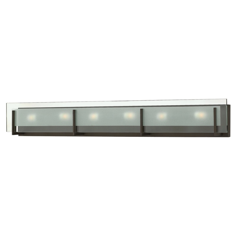 Six Light Bath from the Latitude Collection in Oil Rubbed Bronze Finish by Hinkley