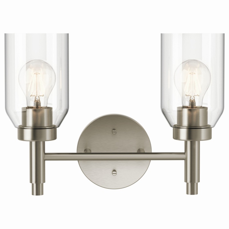 Two Light Vanity from the Madden Collection in Brushed Nickel Finish by Kichler