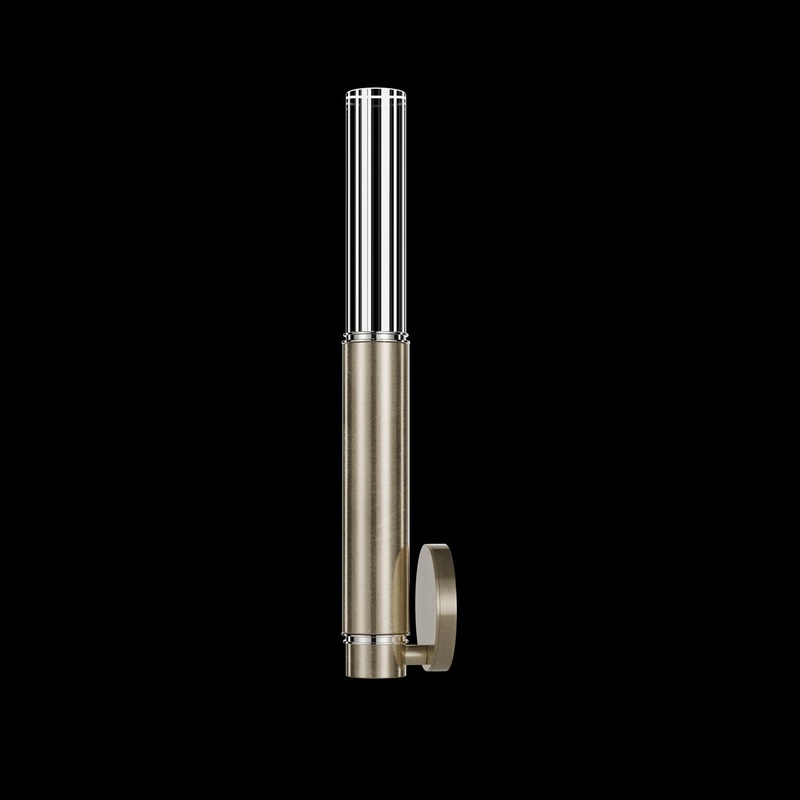 Antonia 21.75″H Sconce Soft Gold Leaf/Nickel/No Skin