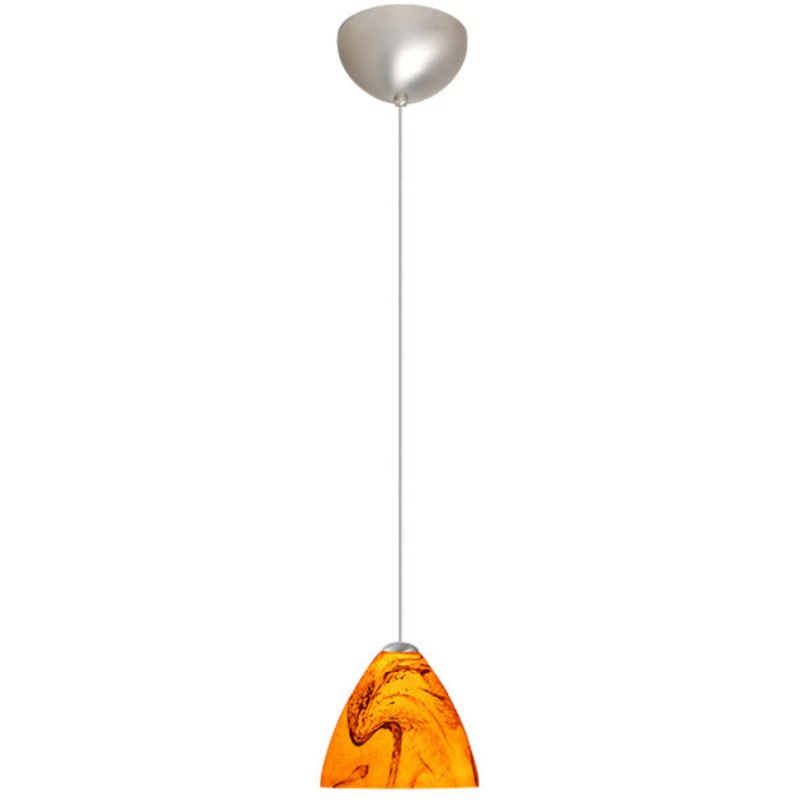Besa 1XC-1779HB-SN Mia One Light Pendant Satin Nickel