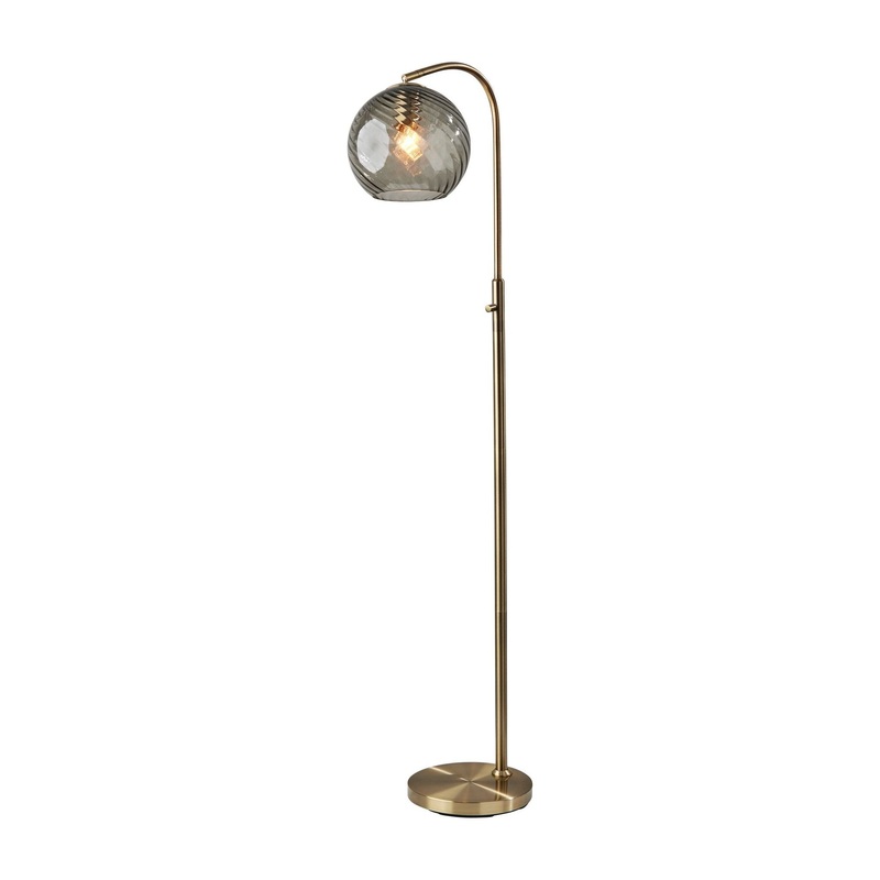 Camden Floor Lamp Antique Brass