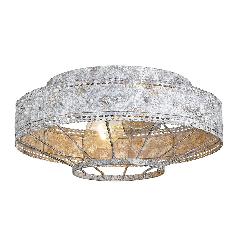 Ferris Flush Mount in Oyster