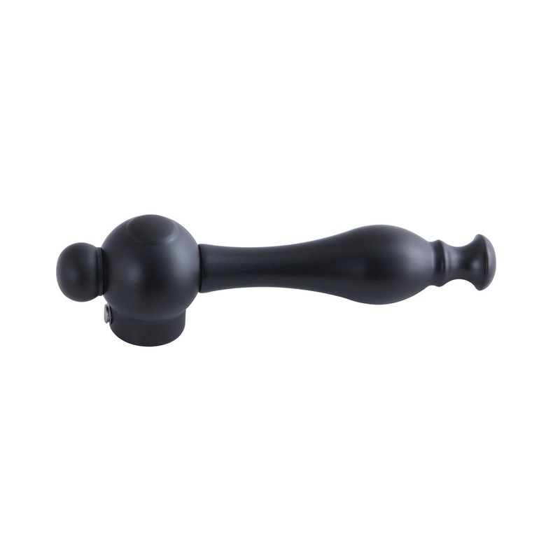 Naples KSH3960NL Metal Lever Handle, Matte Black