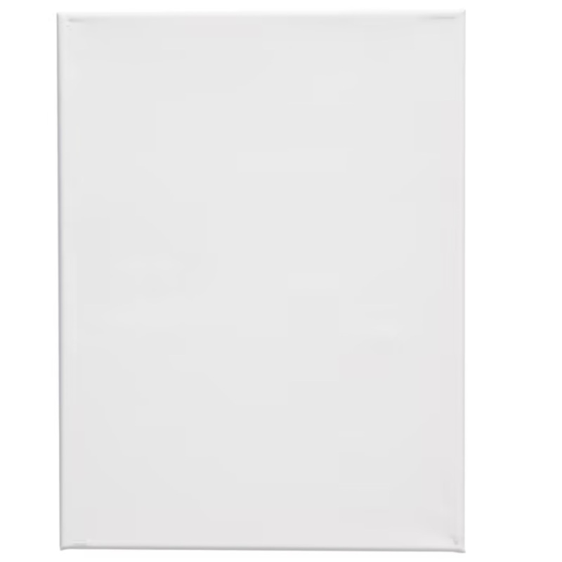 Premium Artist Stretched Blank Canvas Cotton Deep Edge Oil Acrylic 12 x 16″