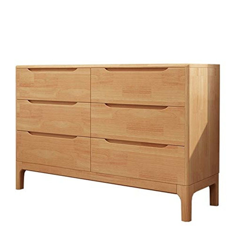 XINMUHE-Z Semplice Petto Cinese Moderna di Cassetti – Colore del Legno, Materiale in Legno Massello, Forte E Robusto, Arredamento Lussuoso Ed Elegante (Size : 6 Drawers)