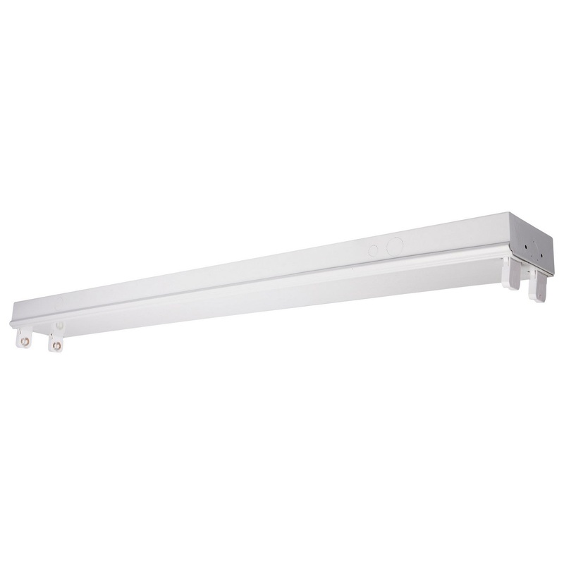 2′ Dual T8 Lamp Ready Fixture in White Finish by Nuvo Lighting