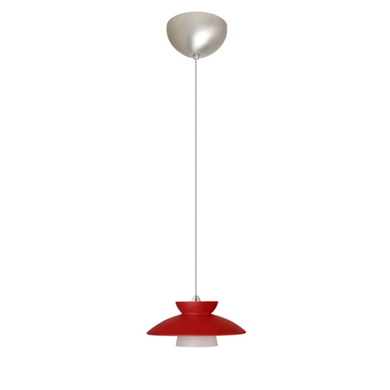 Besa 1XC-271831-SN Trilo One Light Pendant Satin Nickel