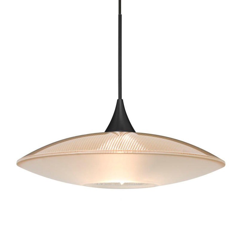 Besa 1XT-6294GD-BK Besa Spazio Pendant One Light Pendant Black